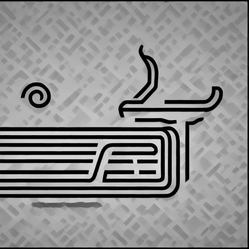 AI generated: Design a monochromatic vectorial synthesis of a shopping cart logo that captures the essence of conv...