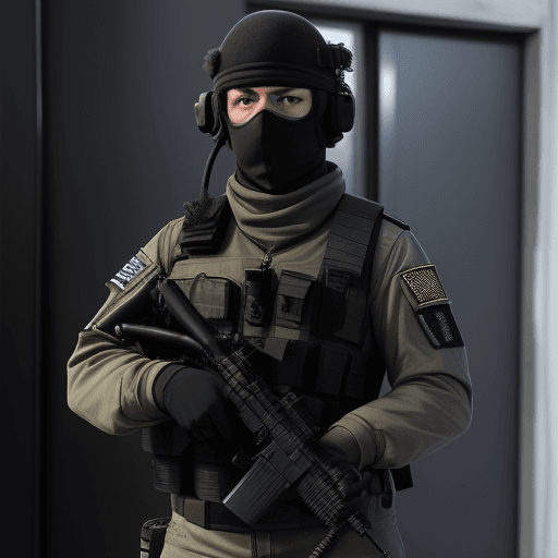 AI generated: FSB officer, for special operations