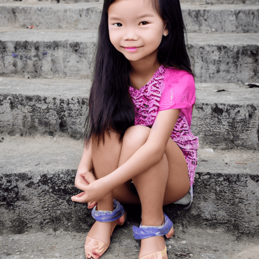 AI generated: viet nam, girl, cute