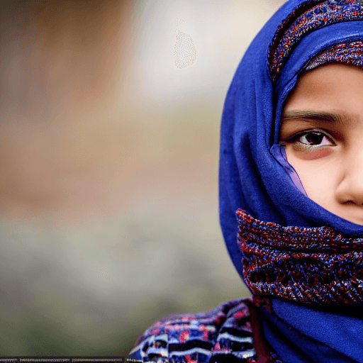 AI generated: muslim girl using balaclava , ultra realistic, 8k, very detailed, shoot with Sony Alpha a7R IV, FE 7...