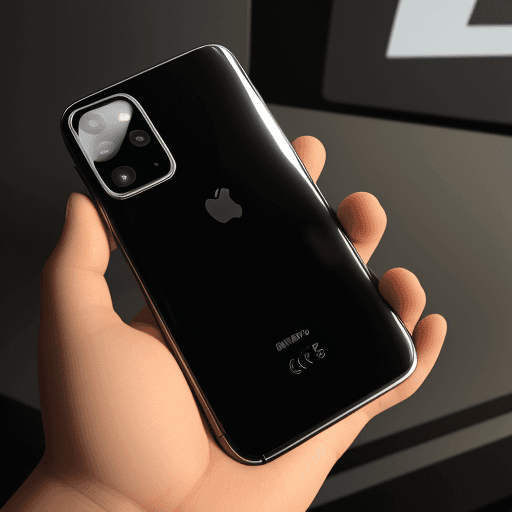 AI generated: Samsung s23 combine with iphone 13