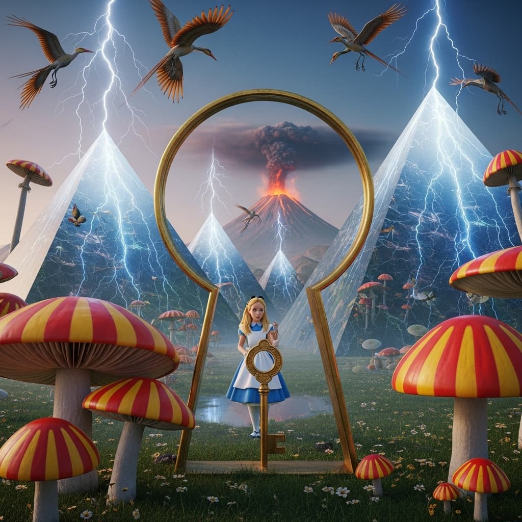 AI generated: Psychedelic, trippy, surreal. In high, surreal, psychedelic detail and rendered in 8k. Reality is me...