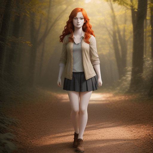 AI generated: < redhead girl, full body, natural lighting, 4k, photography, photorealistic --ar 2:3 --q 2 --upligh...