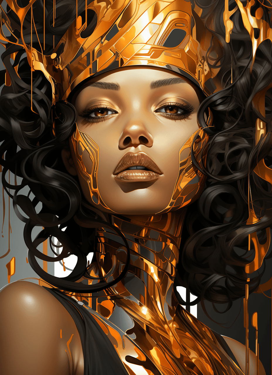 AI generated: drink your java screenshot 3, in the style of surreal illustrations, pop colorism, dark amber and wh...