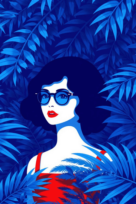 modern lady portrait