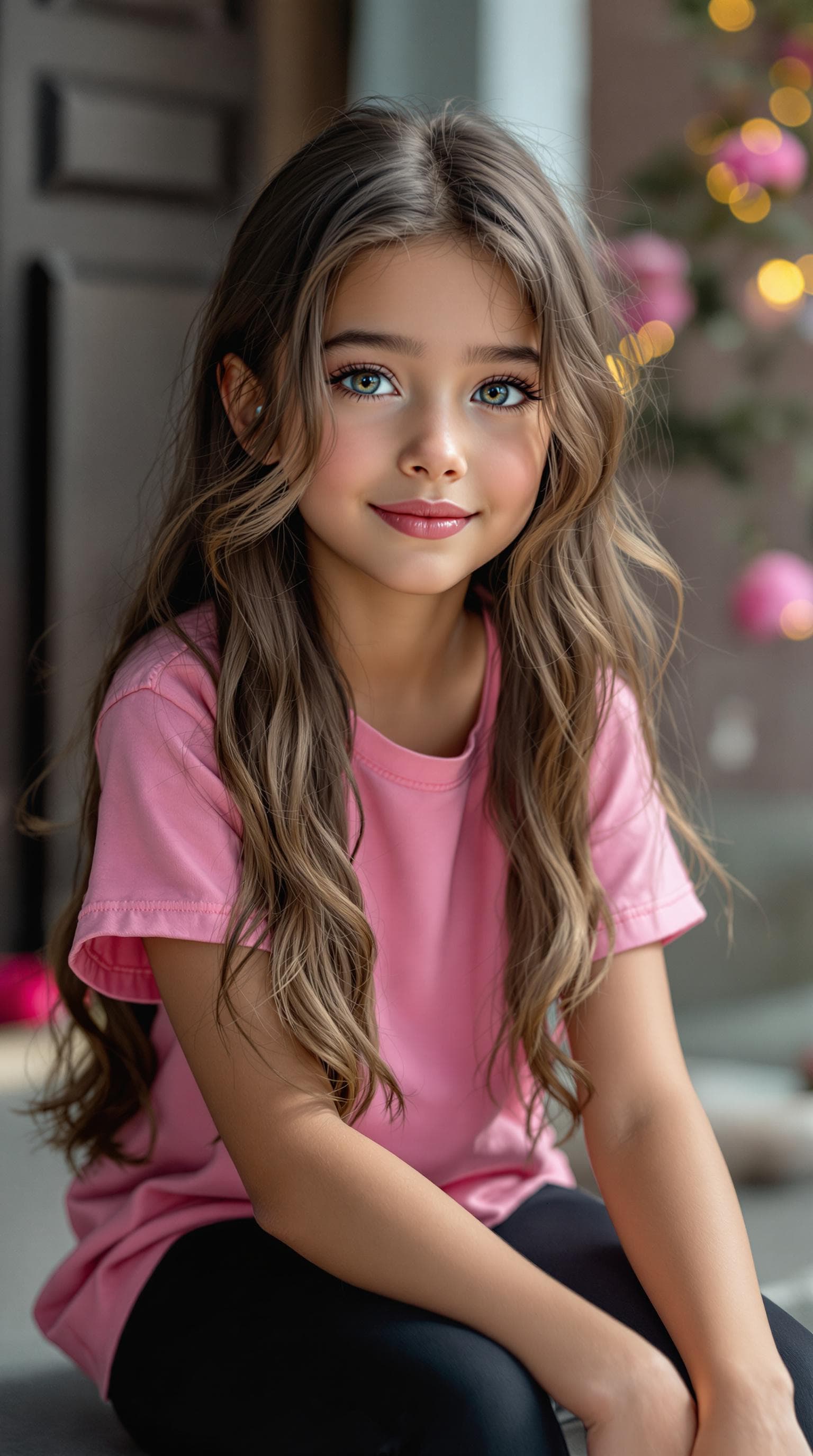 AI generated: djrny-v4 style, score_13, score_28_up, score_37_up, a professional photo of a the beautiful 8 year o...