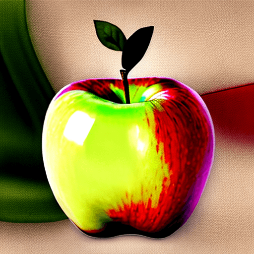 AI generated: apple
