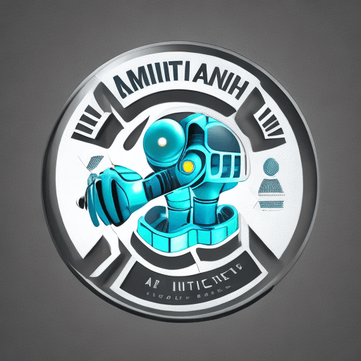 AI generated: Create a logo for a company called Amrith Industries, which focuses on AI, robotics, and technologic...