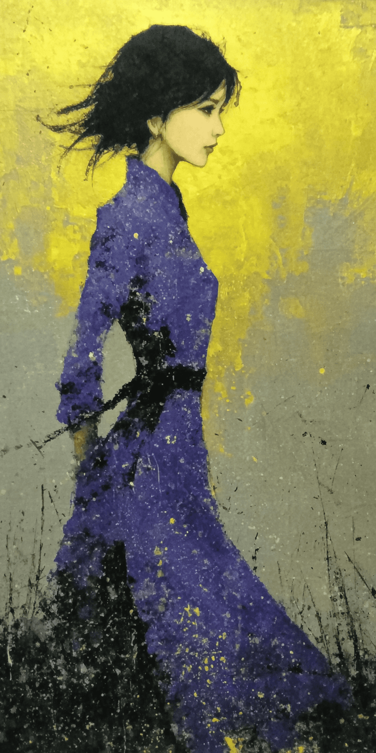 AI generated: Fibonacci sequence in nature, woman, elegant curves, rich textures, vivid --chaos 75 --ar 1:2 --raw ...