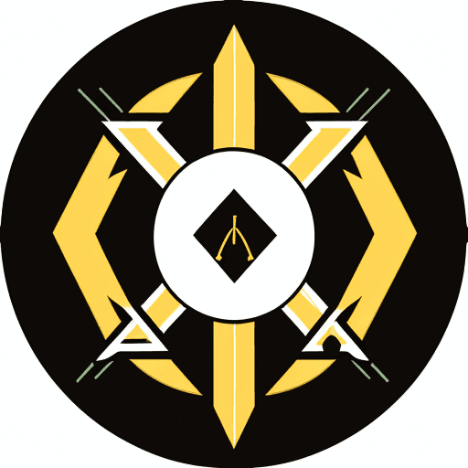 AI generated: Three arrows, the lucky few, logo