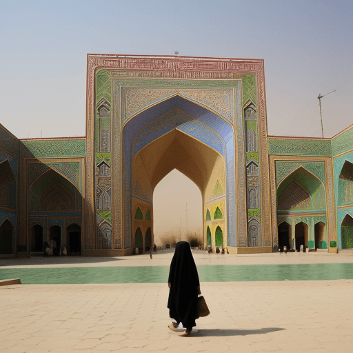 AI generated: trip to Iran