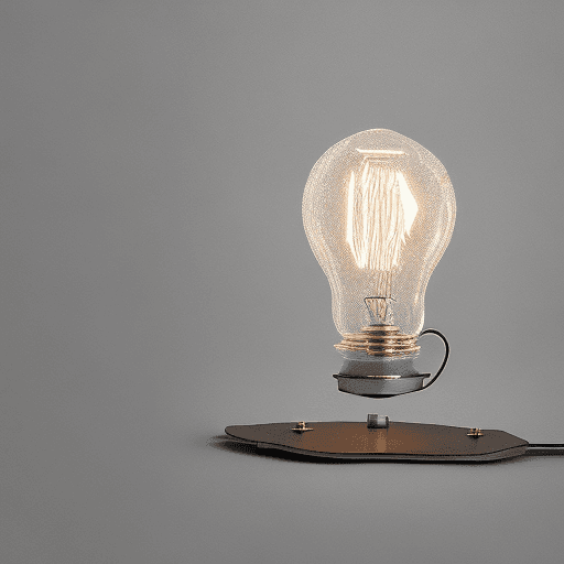 AI generated: a lamp in the style of minimalism, gypsum and metal materials, high detail, simple execution, beauti...