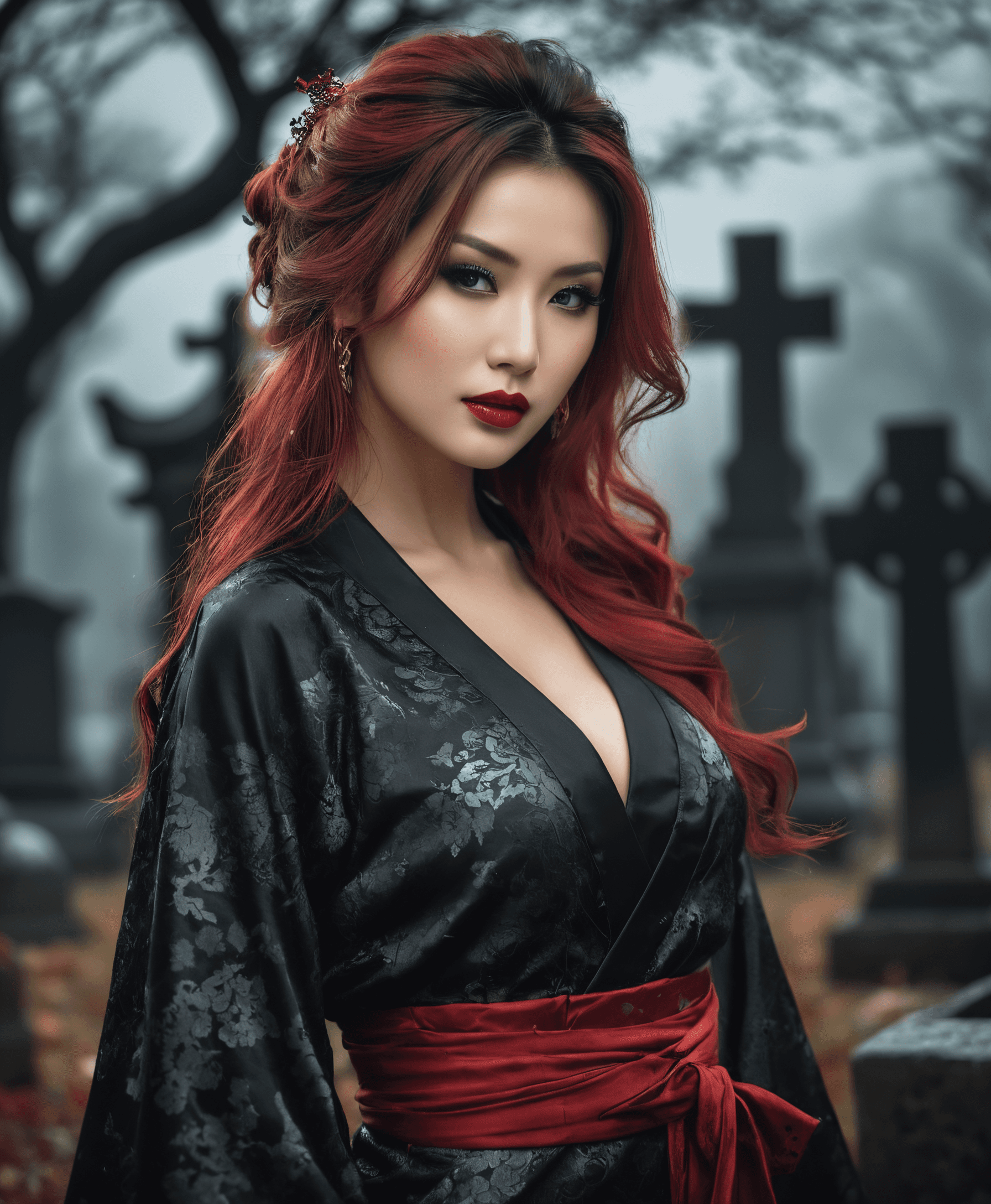 AI generated: (in the style of Victoria Frances):1. 5, Masterpiece:1 2, (Photorealistic:1 37), Full Shot, A young ...