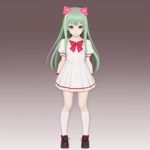 AI generated: Loli anime girl full body 

