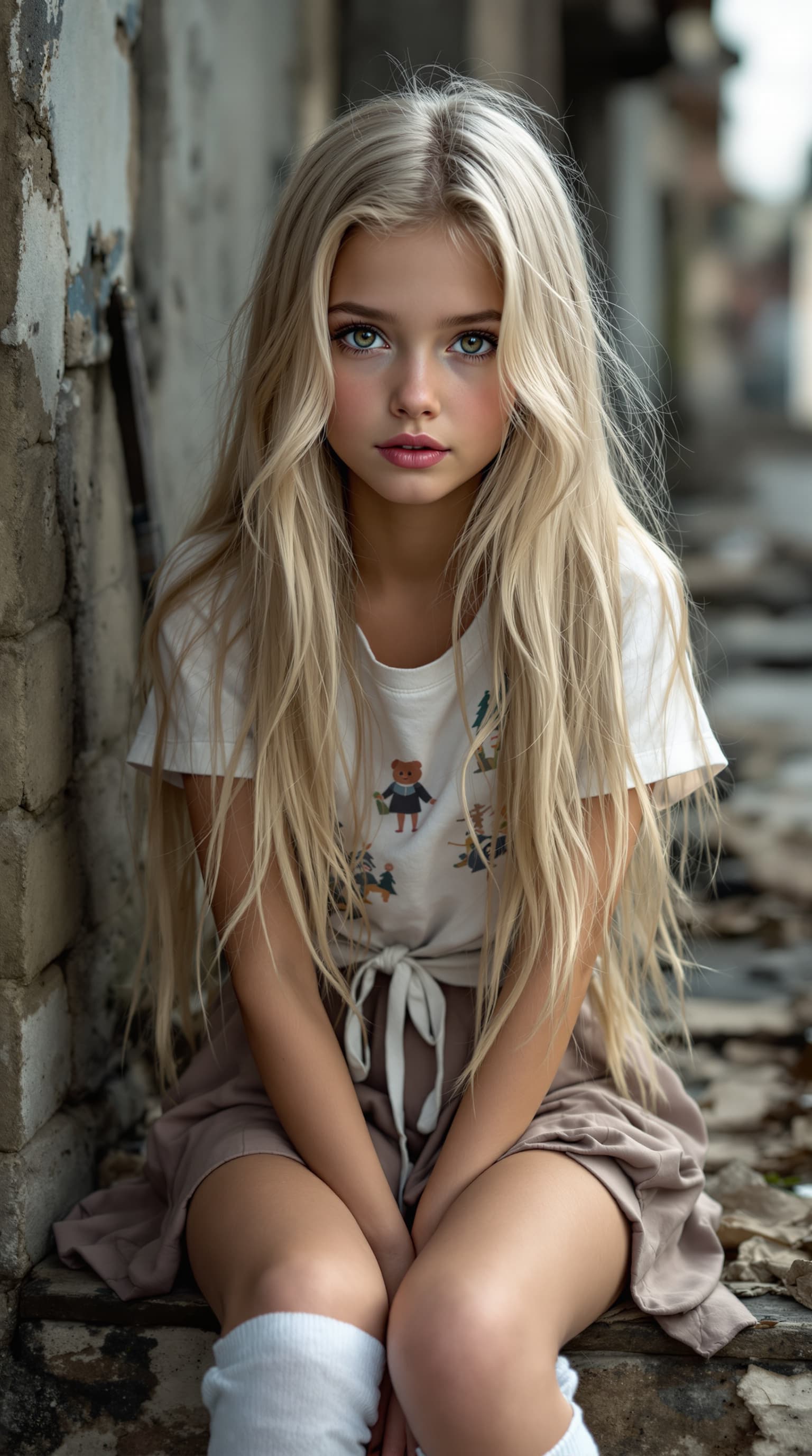 AI generated: a professional photo of a exceptionally of the most beautiful Russia girl (young child) in the world...