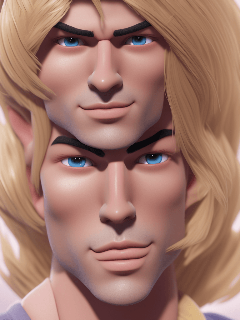 AI generated: a Ken from Barbie character, photorealistic, octane render, hyperrealistic, (skindentation:1. 3), (p...