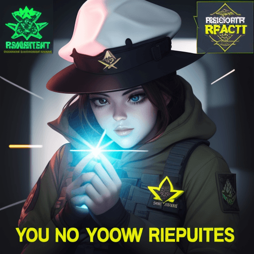AI generated: A glowing gem with text "Recruit"