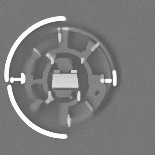AI generated: A simplistic and minimalist logo with the words "Industrial Automation" --uplight