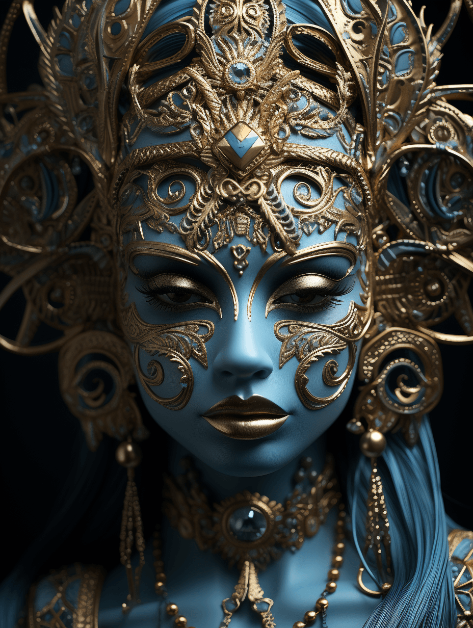 AI generated: a cover for the fantasy novel, eterna, in the style of hieratic visionary, powerful portraits, daz3d...