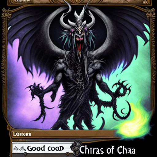 AI generated: discord, god of chaos