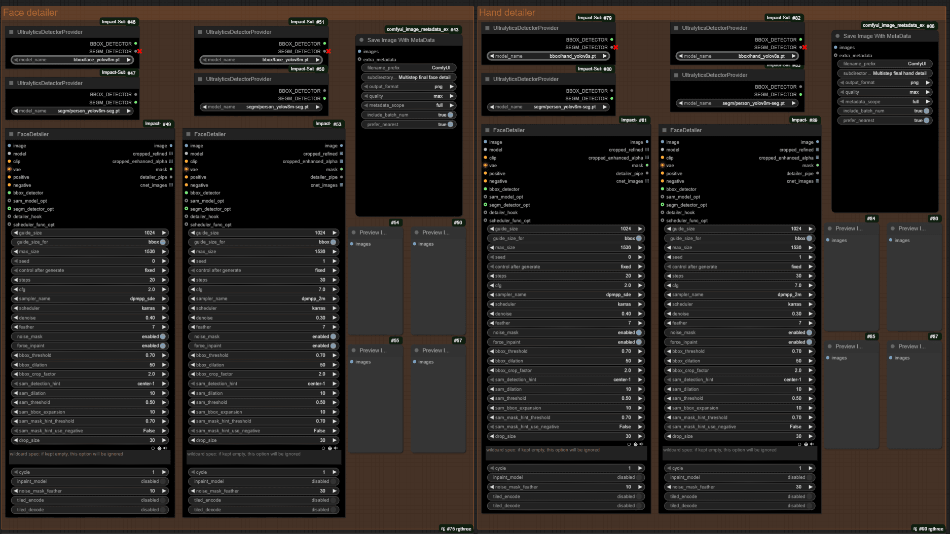 Simple Txt2img ClownShark ChainSampling workflow for SDXL With Upscale