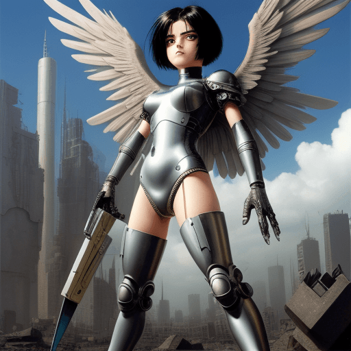 AI generated: battle angel
