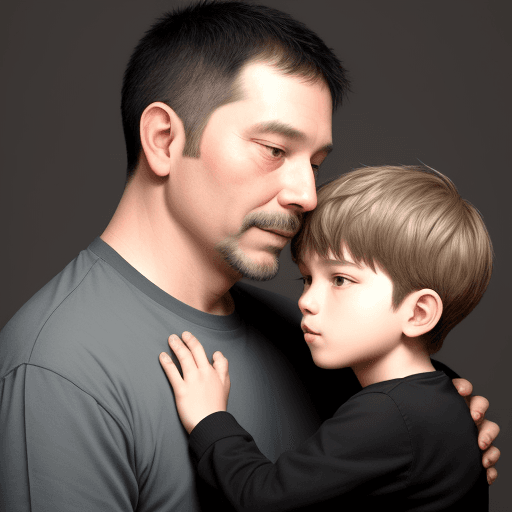 AI generated: father and son