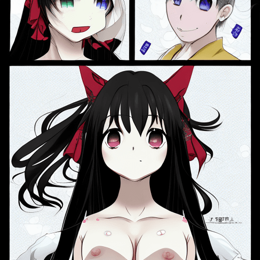 AI generated: anime, hentai, cute, ahegao face