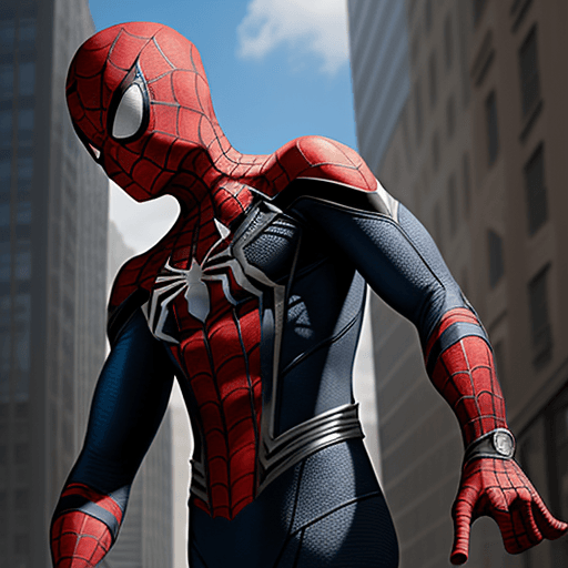 AI generated: Spider-Man armor