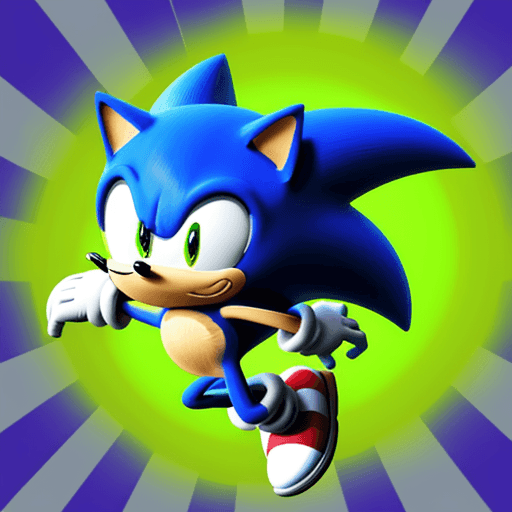 AI generated: sonic