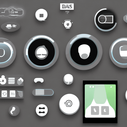 AI generated: generate a android app interface design for service,this app should be include 4 buttons (car,phone,...