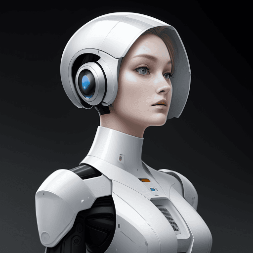 AI generated: beautiful android
