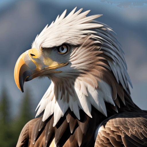 AI generated: High resolution photography royal eagle
