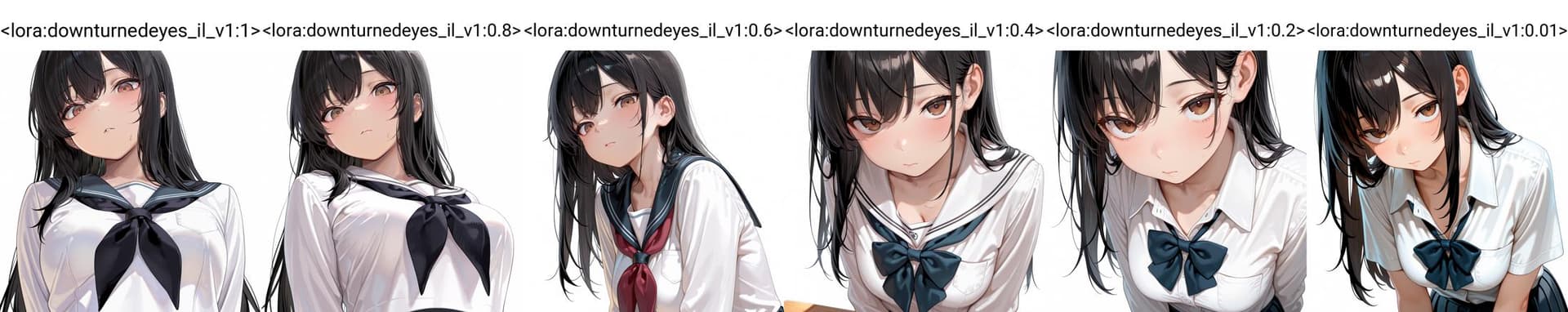 Downturned Eyes / 下目遣い