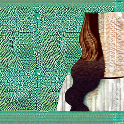 AI generated: curvy young woman wearing a choker. Thick, round breasts and a shy smile. 