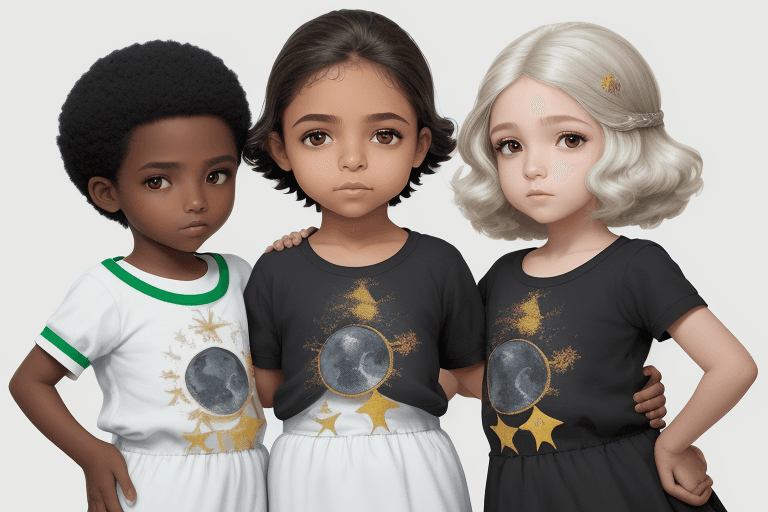 AI generated: menino, fundo branco, ilustração, simples, múltiplas poses, 12 anos, cores vivas, cabelo preto, pele...