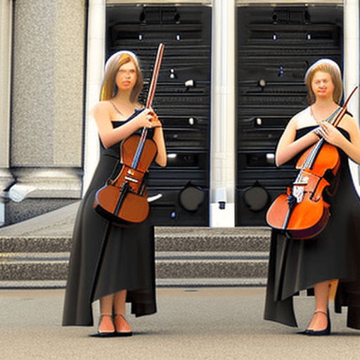 AI generated:  ultra detailed, hyper realistic, detailed photography, 8k, hdr, extrem detailed
String quartet 2 vi...