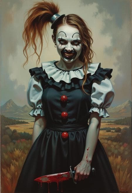 Terrifying Clown (FLUX) - Image 1