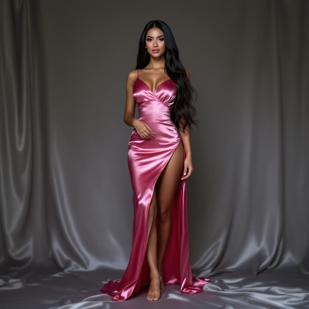 AI generated: Create A dramatic full body portrait of a stunning malay woman, age 21 year old ,  Create A dramatic...