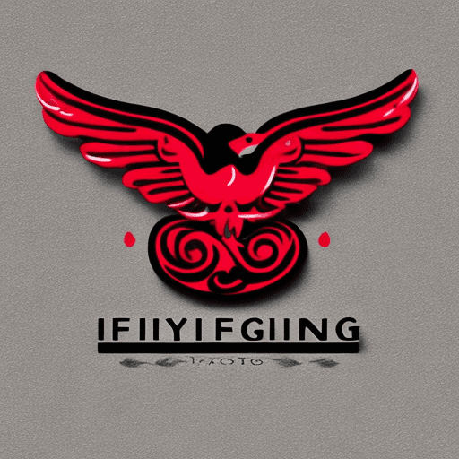 AI generated: Create a logo for a small corner-shop called "Flying Store" that sells perfume. The logo should be a...