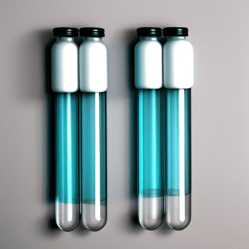 AI generated: two test tubes