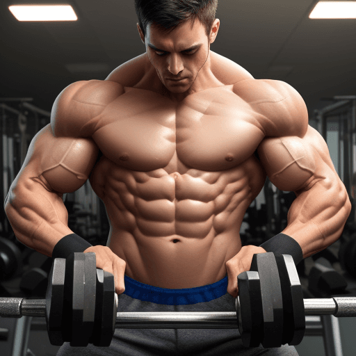 AI generated: Man working out showing shredded muscles