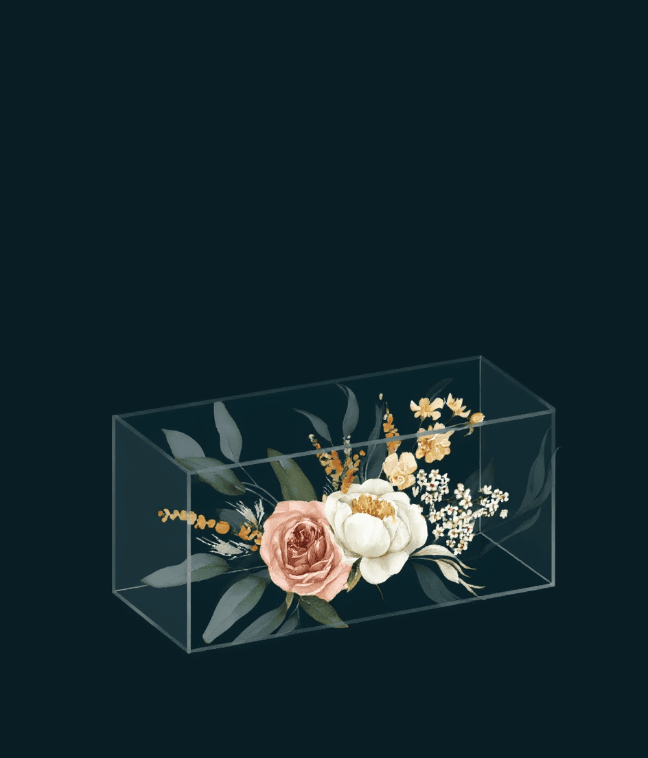 AI generated: conceptual image, waves in a clear box, solid black backdrop --ar 9:16 --raw --profile f775fdj --sty...