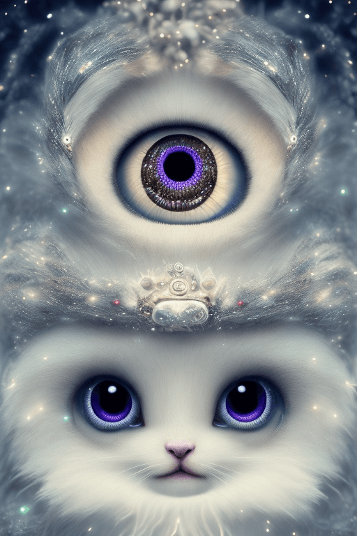 AI generated: cutest AND softest creature in the world| large doll like eyes| supernatural and otherworldly| highl...