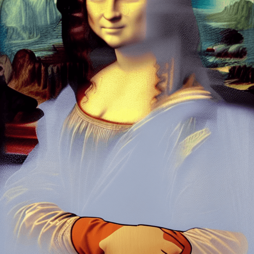 AI generated: badass mona lisa directed by quentin tarantino, cinematic, realistic, detailed, staring at camera, k...