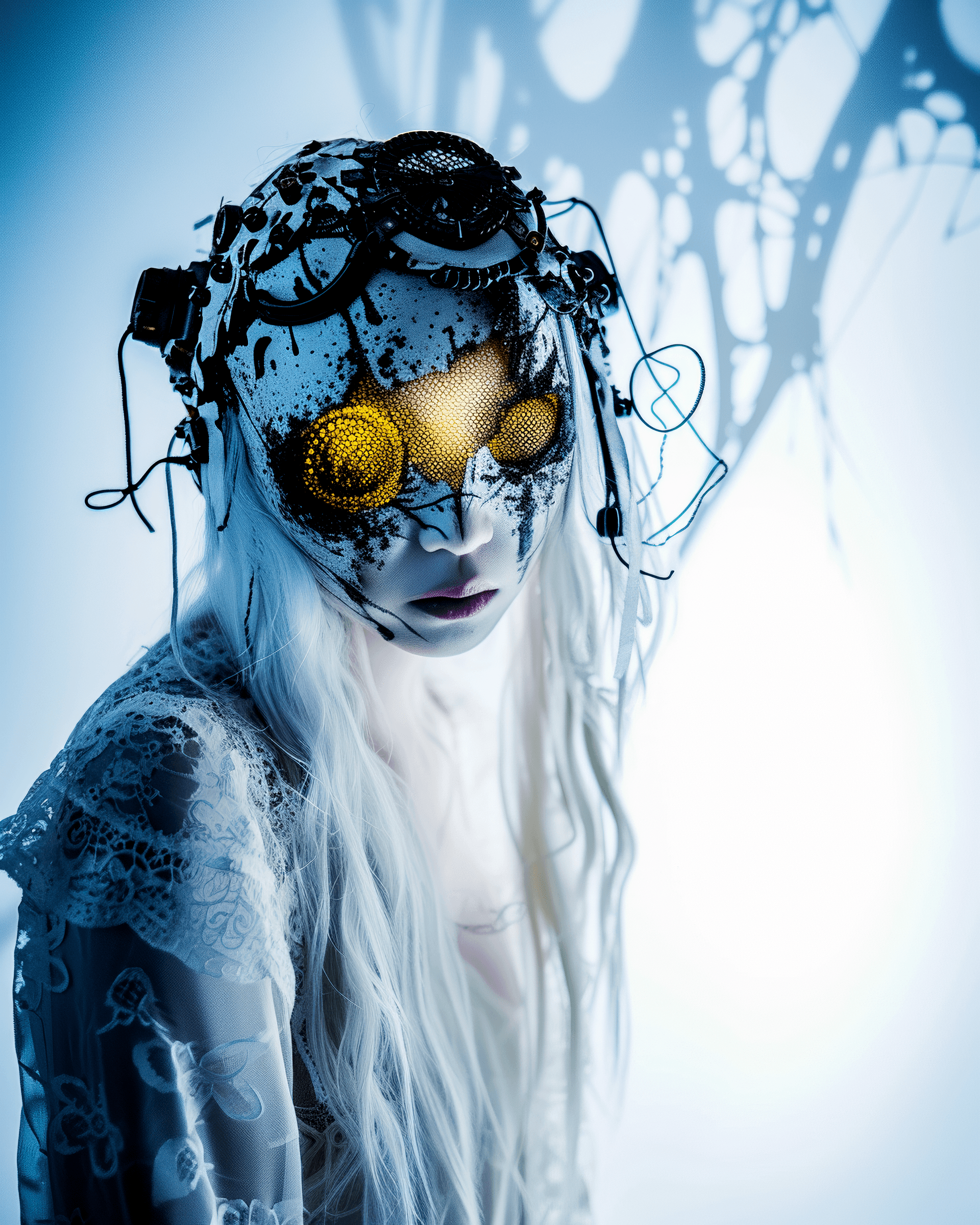 AI generated: by Studio Ghibli Pictures. 24 years old scandinavia woman of linework with Caaba Asimo neuromancer a...