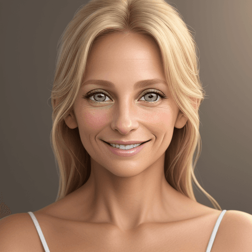AI generated: studio style photo, light background, photo looks like a real live human, extremely detailed, tan sk...