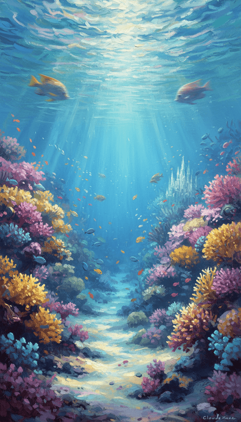 AI generated: make it in Clod Monet style, make it in dimensions 2:1 HORIZONTAL