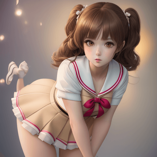 AI generated: ((masterpiece)), ((best quality)), (ultra-detailed), ((kawaii)), cute, (lovely), ((sexy)), (ero), ((...