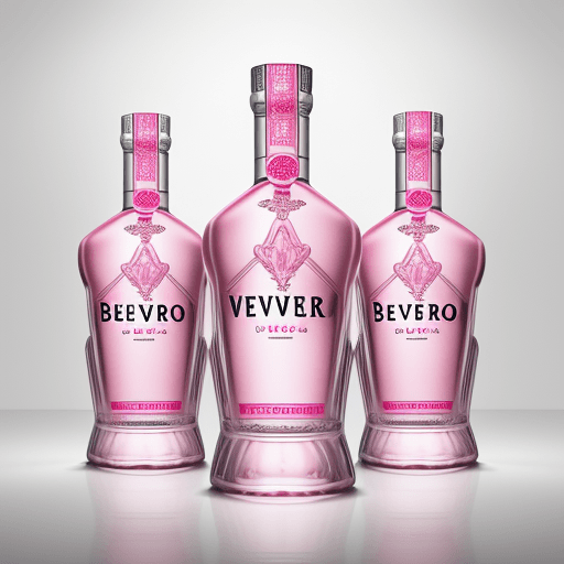 AI generated: Ad campaign of pink belvedere vodka. Product photo --v 5.1 --ar 3:4 